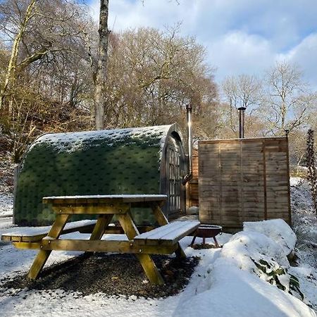 Pine Cosy Winter Cabin - Hot Tub & Log Burner Leilighet Barmouth Eksteriør bilde